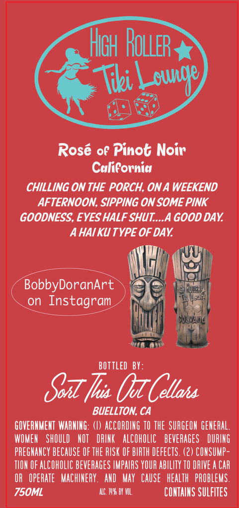 Solvang Viking Ship Rose of Pinot Noir