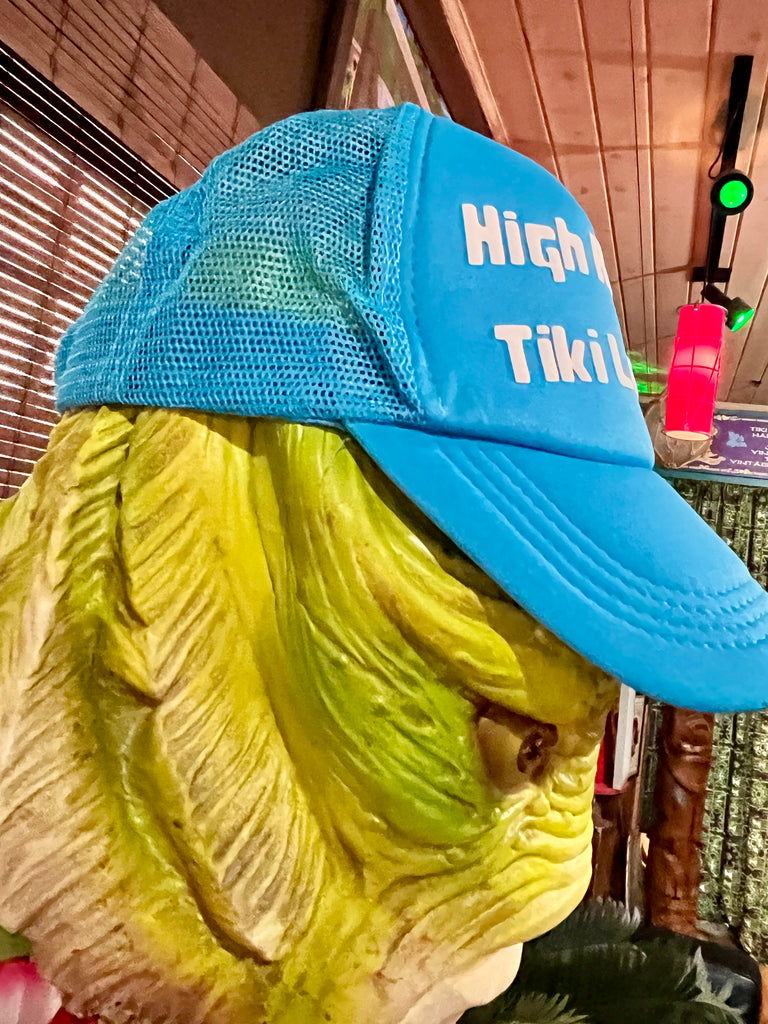 High Roller Tiki Puff Print Trucker Hat