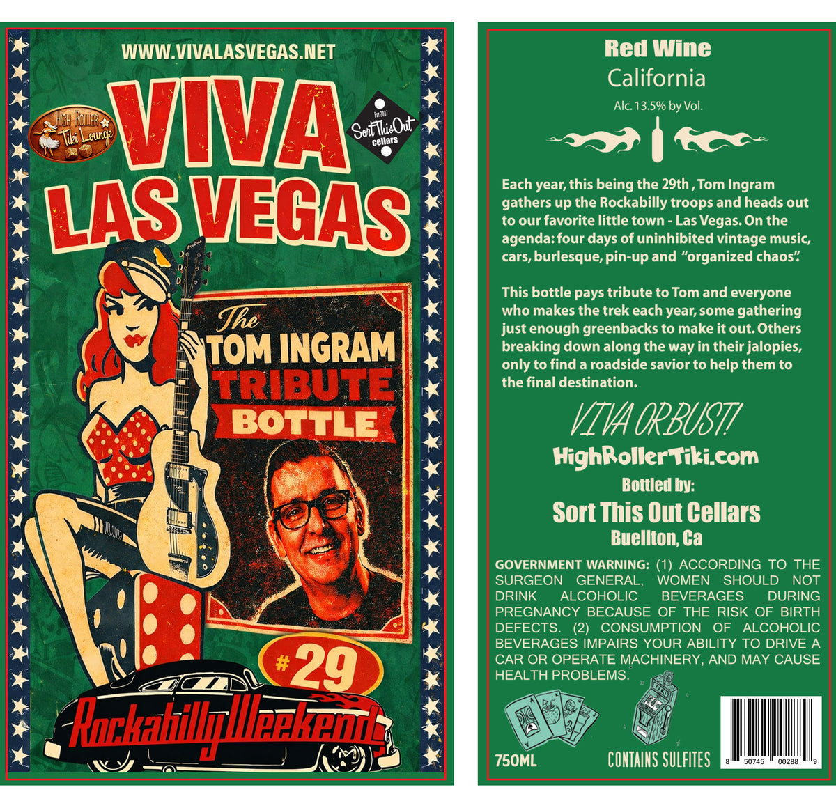 Viva Las Vegas 29 Red Wine | High Roller Tiki Lounge