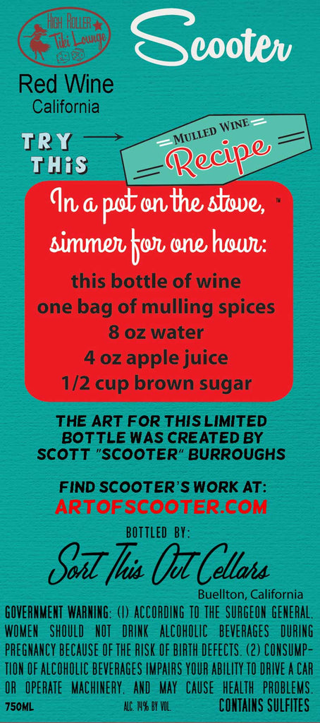 **Case Special** Scooter Holiday Label Mulling Spice Set/Mulled Wine