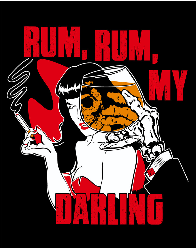 Black Rum Rum My Darling T-Shirt Men's